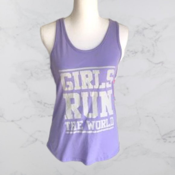 Series 8 NWT Girls Run the World graphic tank, L - Picture 8 of 8